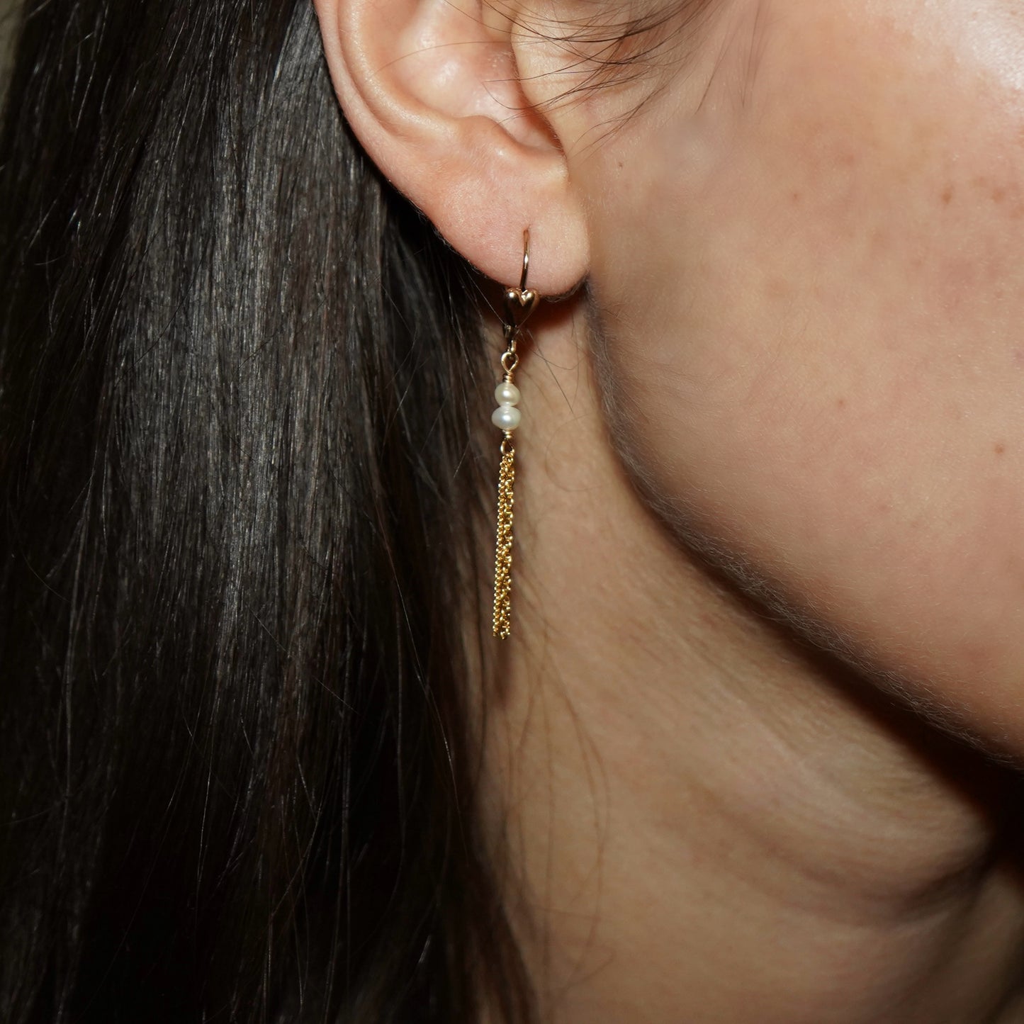 Petite Heart Earrings