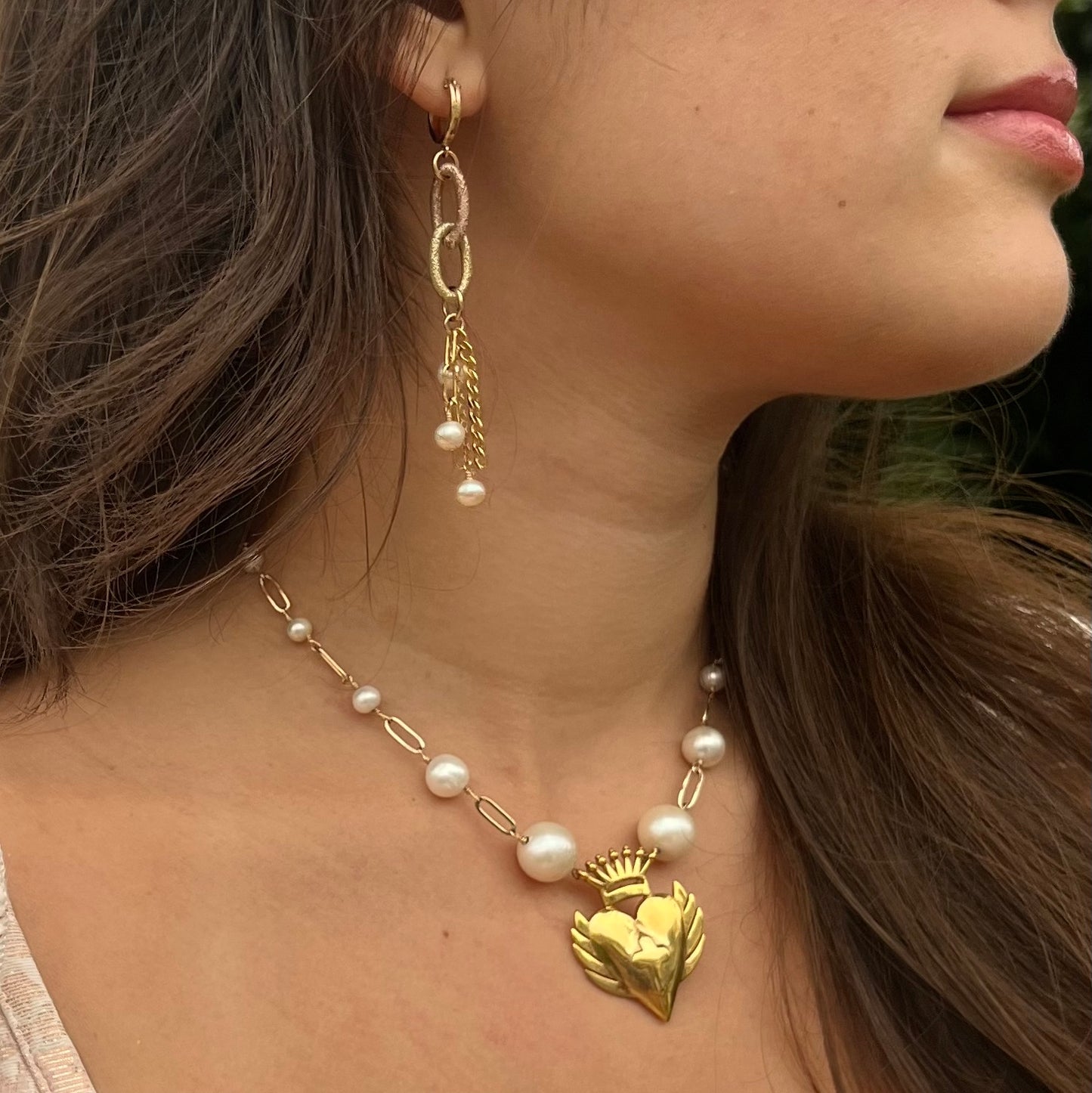 Jellyfish Gold Earrings