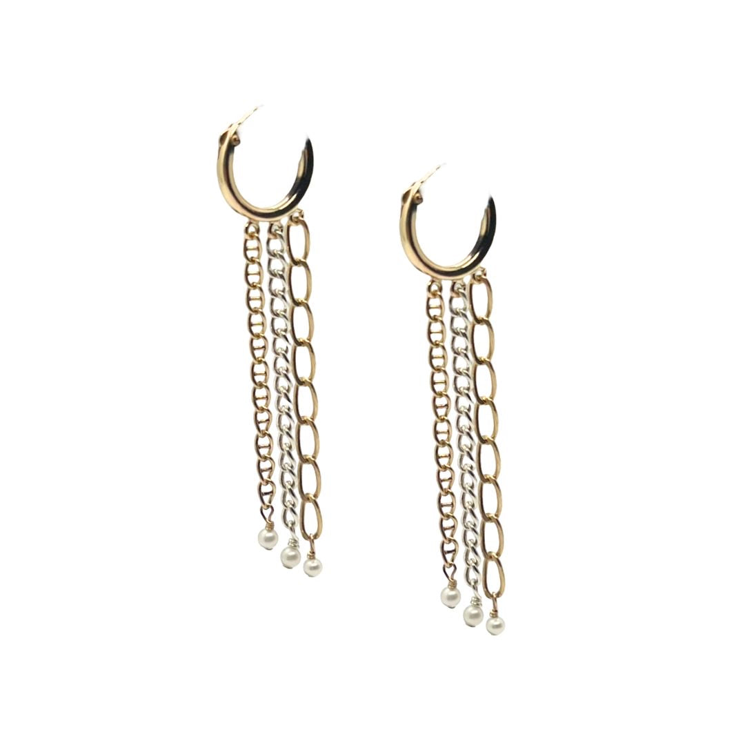 Two-Toned Earrings