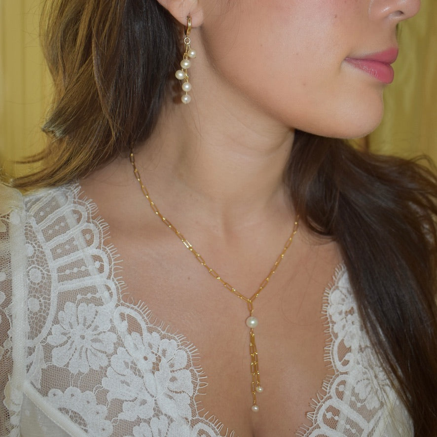 Silver Fringe Earrings