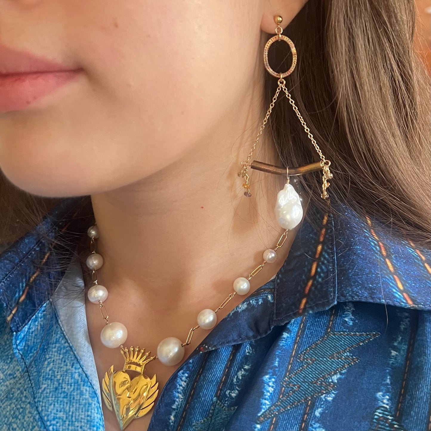 Baroque Pearl Earrings