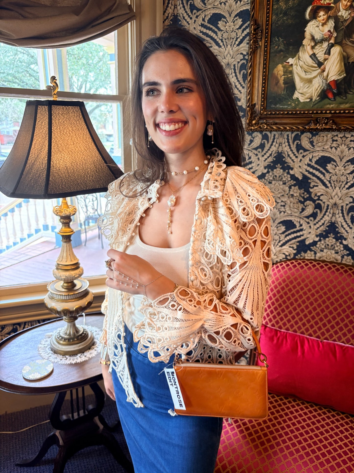 Baroque Pearl Fringe Necklace