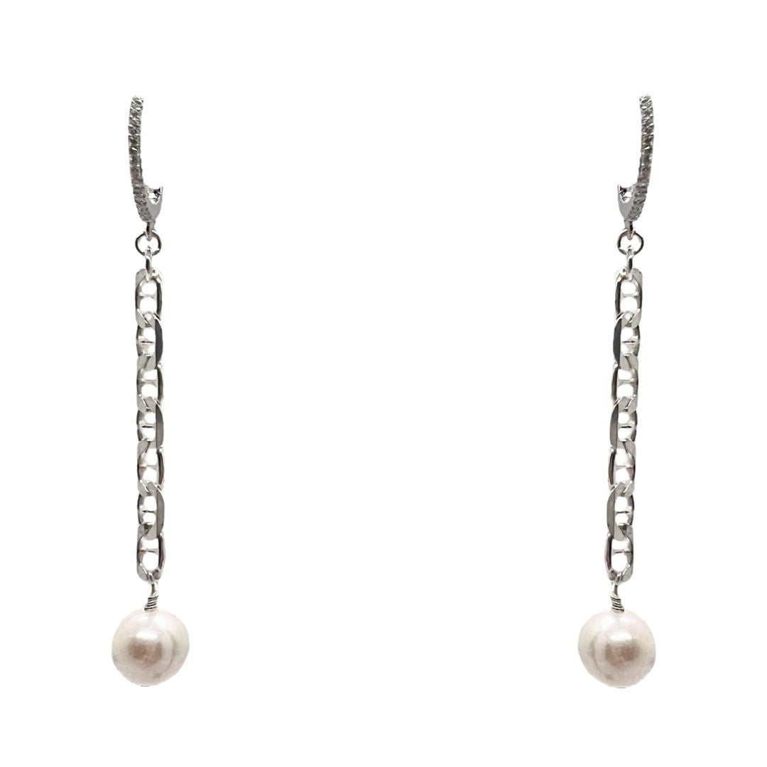 Silver Drop Earrings