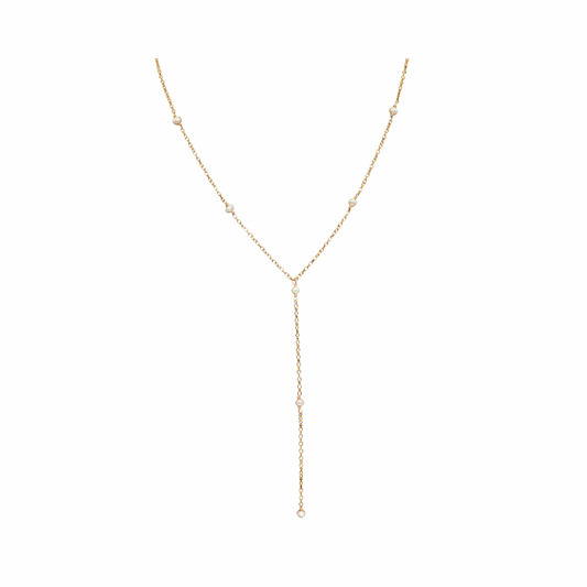 Petite Pearl Y-Necklace