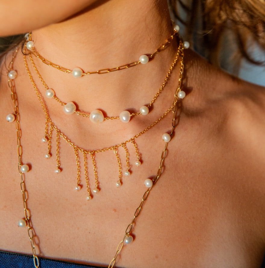 Petite Graduate Pearl Necklace