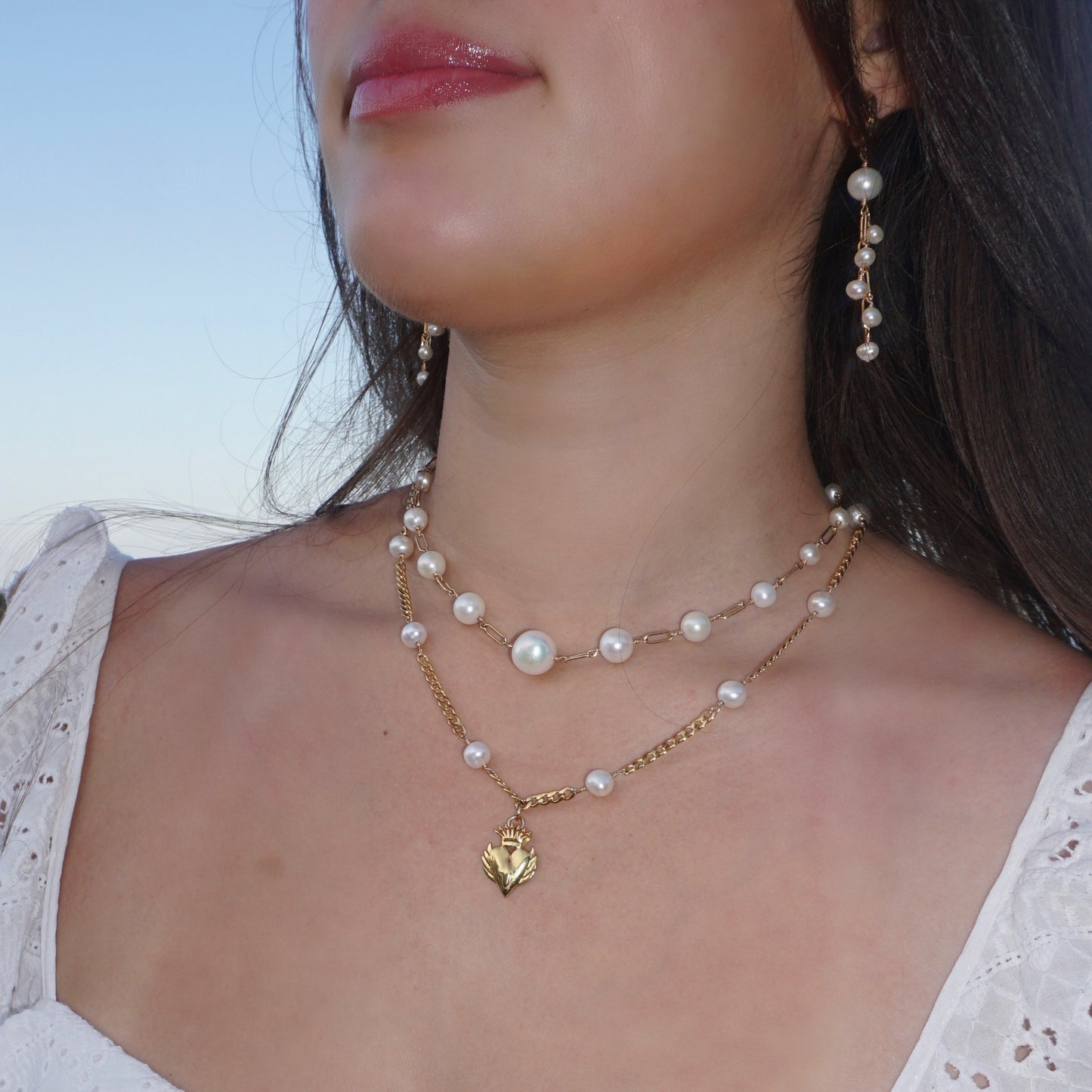 Pearl Trickle Earrings