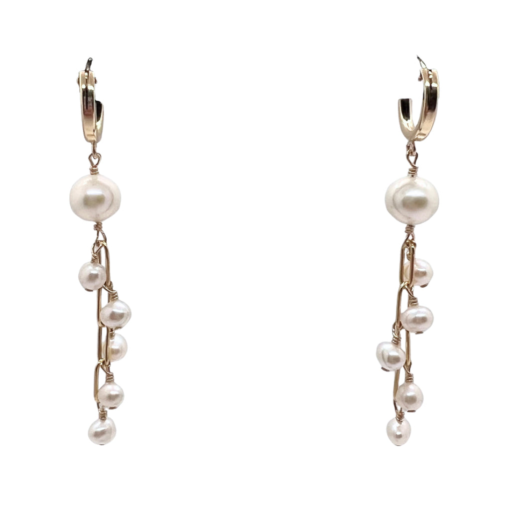 Pearl Trickle Earrings