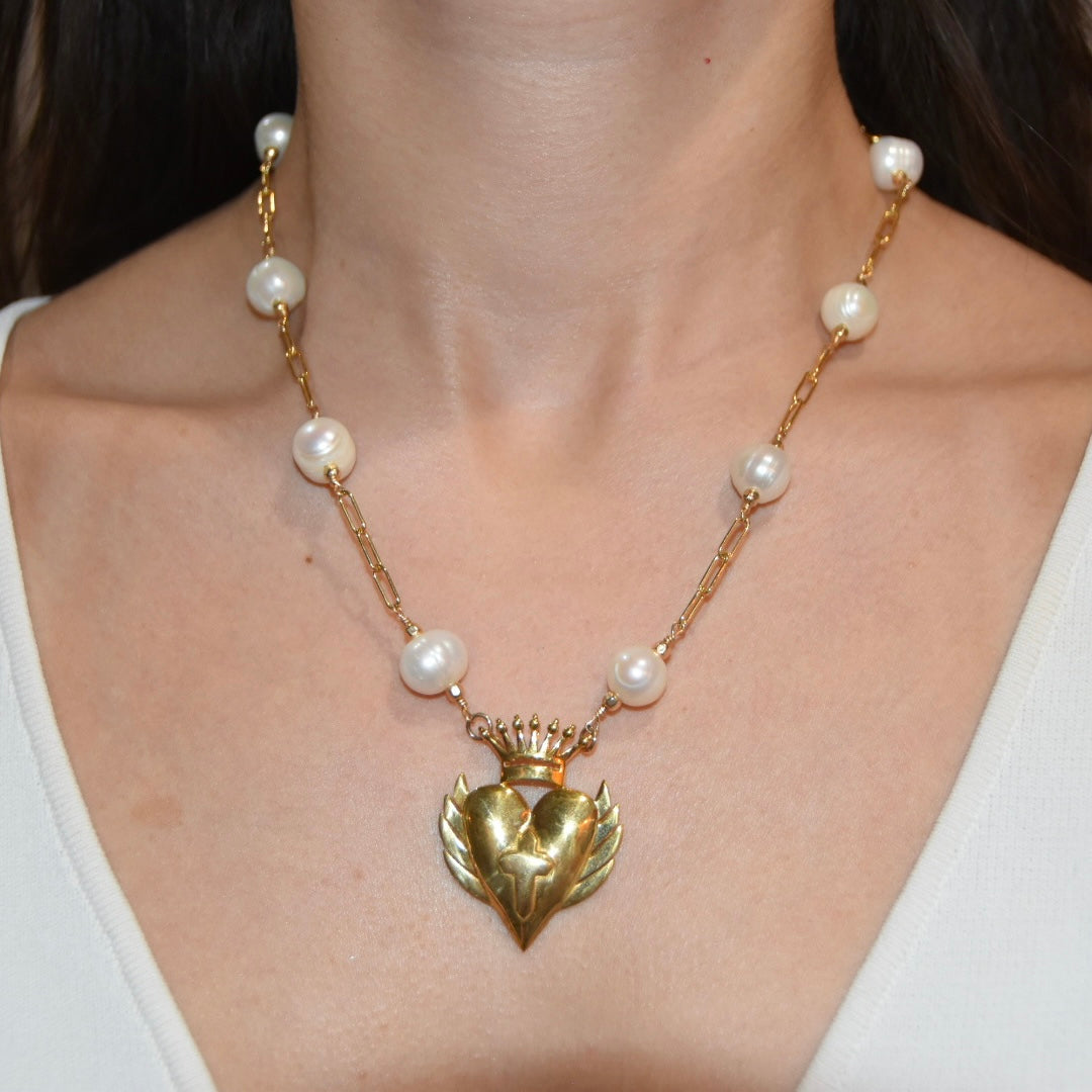 Large Pearl LaLa Necklace