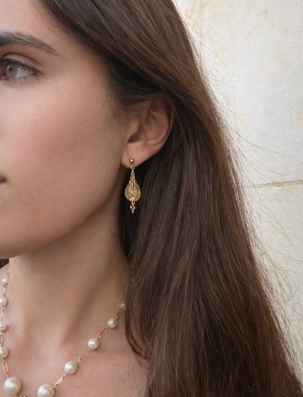 Rutilated Quartz Earrings