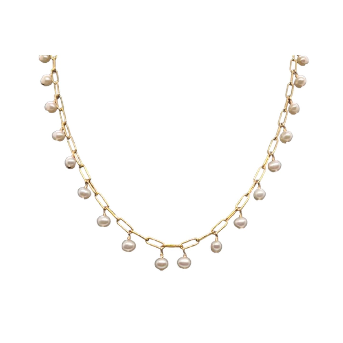 Gold Fringe Necklace
