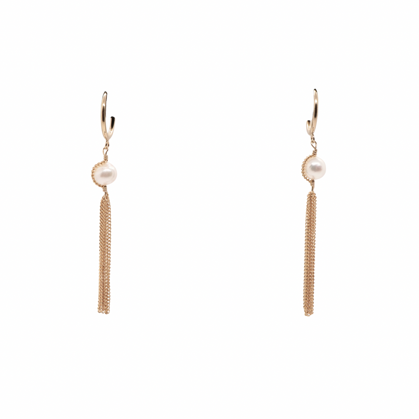 Pearl Fringe Earrings