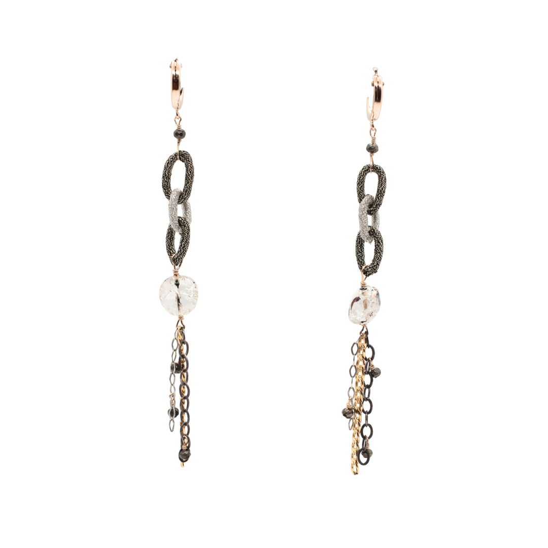 Silk Chain Earrings