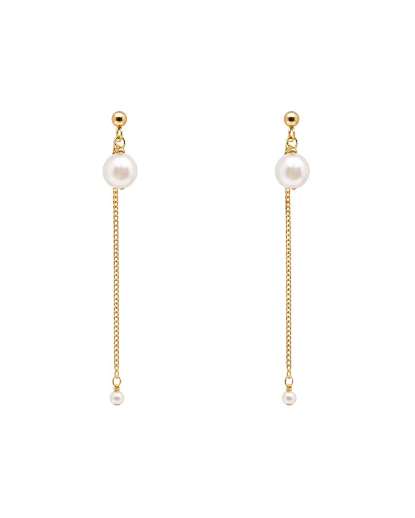 Pendientes Delicados Doble Colgante