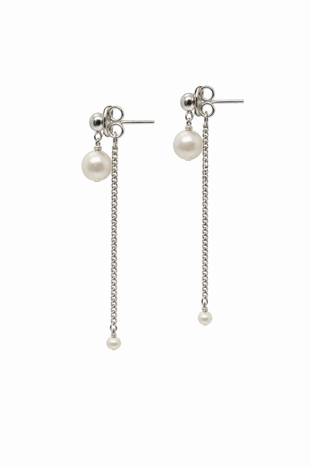 Pendientes Delicados Doble Colgante