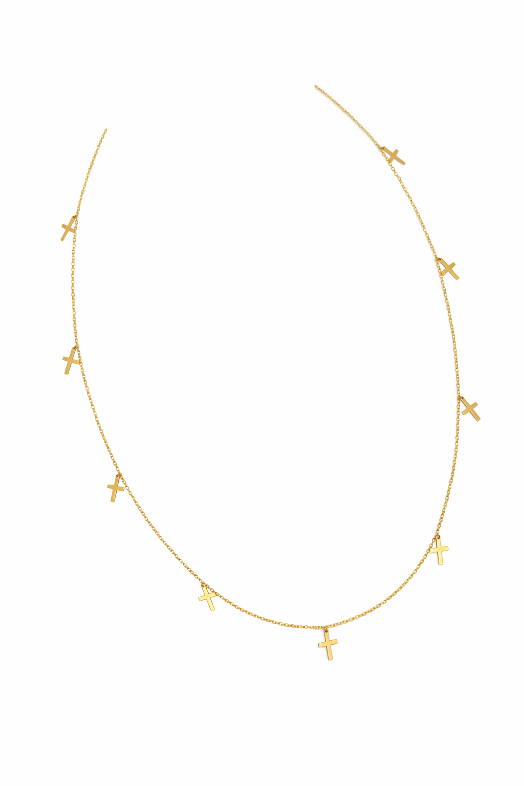 Collar con dije de cruz