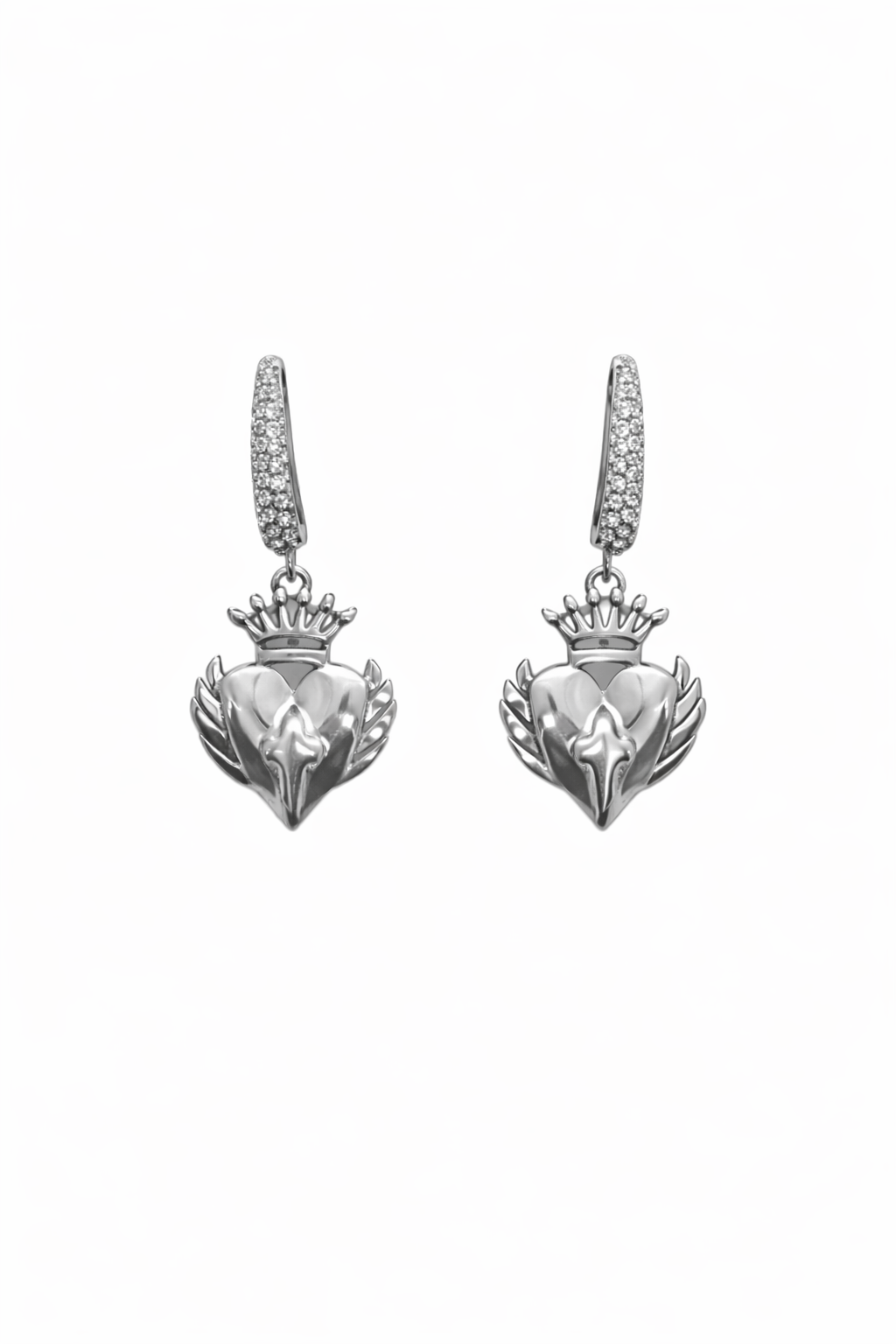 LaLa Charm Earrings Silver