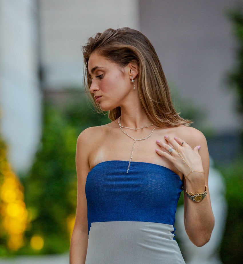 Silver Curb Necklace