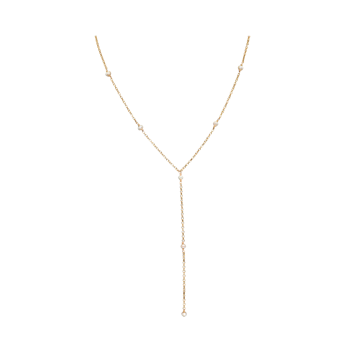 Petite Pearl Y-Necklace
