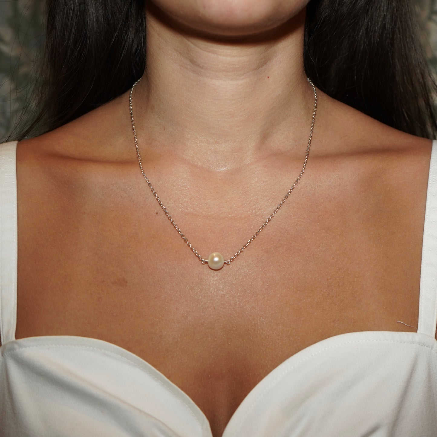 Single Pearl Necklace