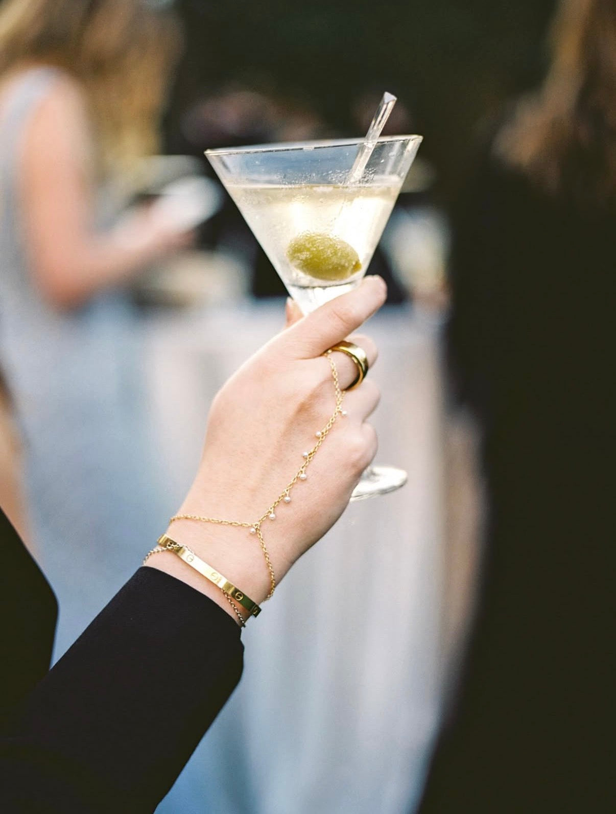 Pearl Hand Chain Bracelet