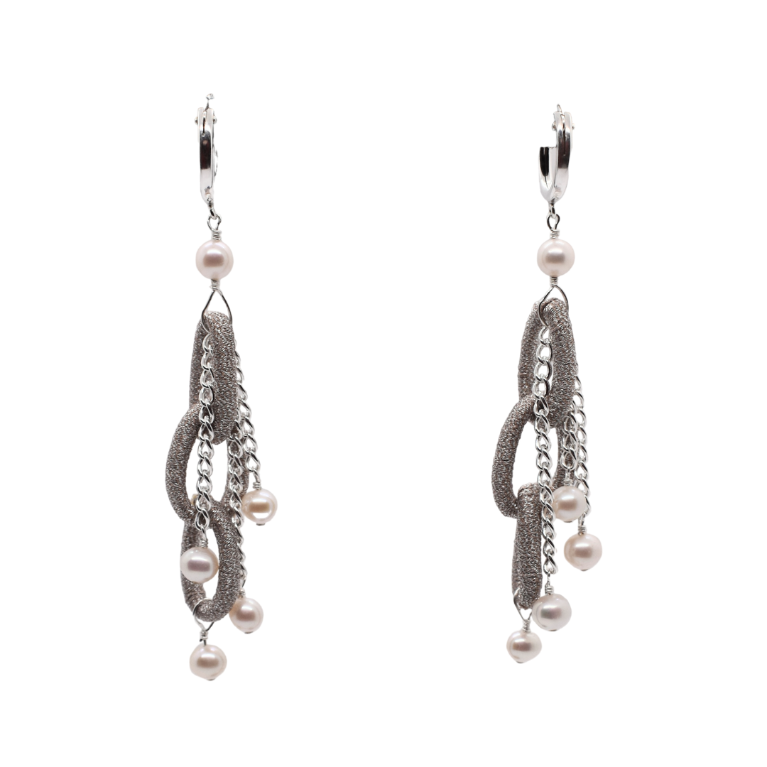 Jellyfish Silver Earrings