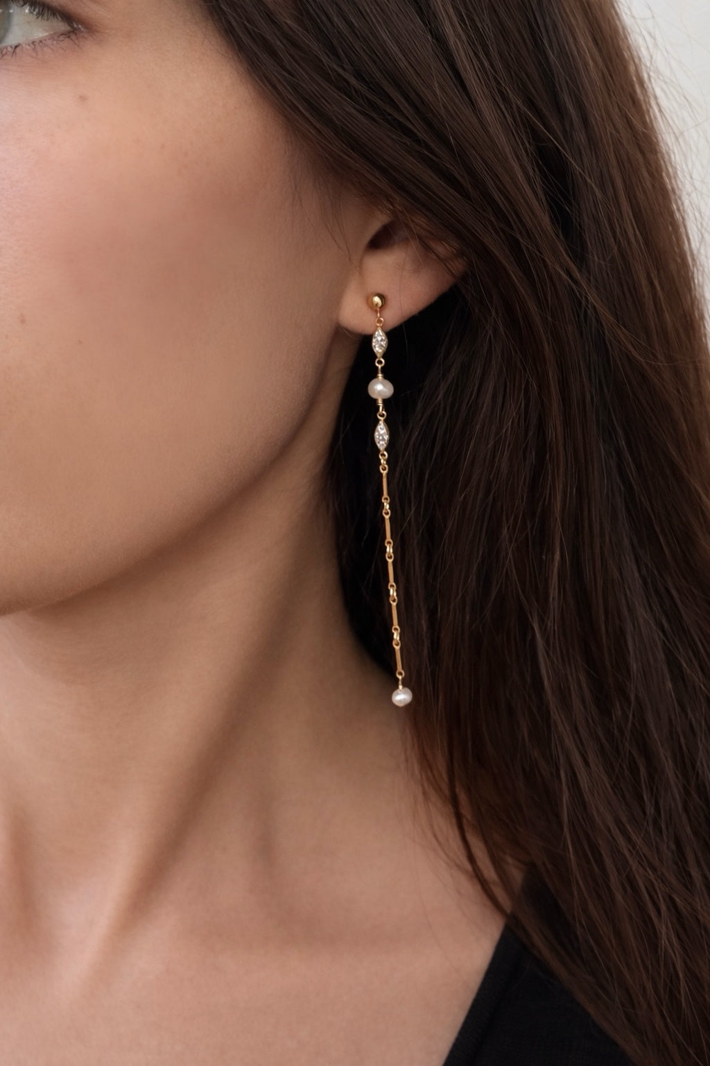 Pendientes largos marquesa