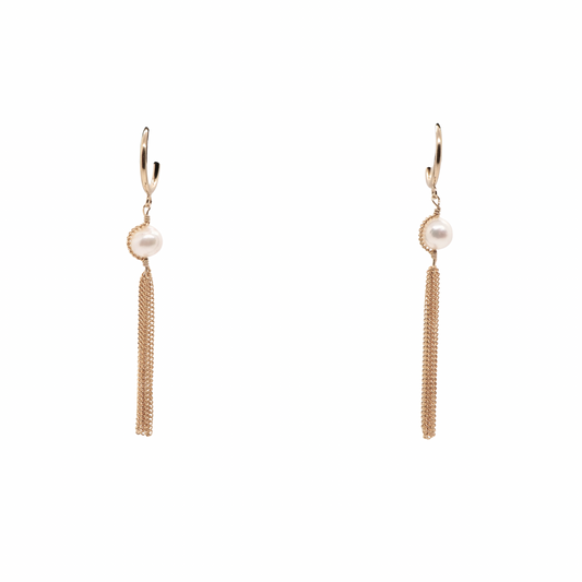 Pearl Fringe Earrings