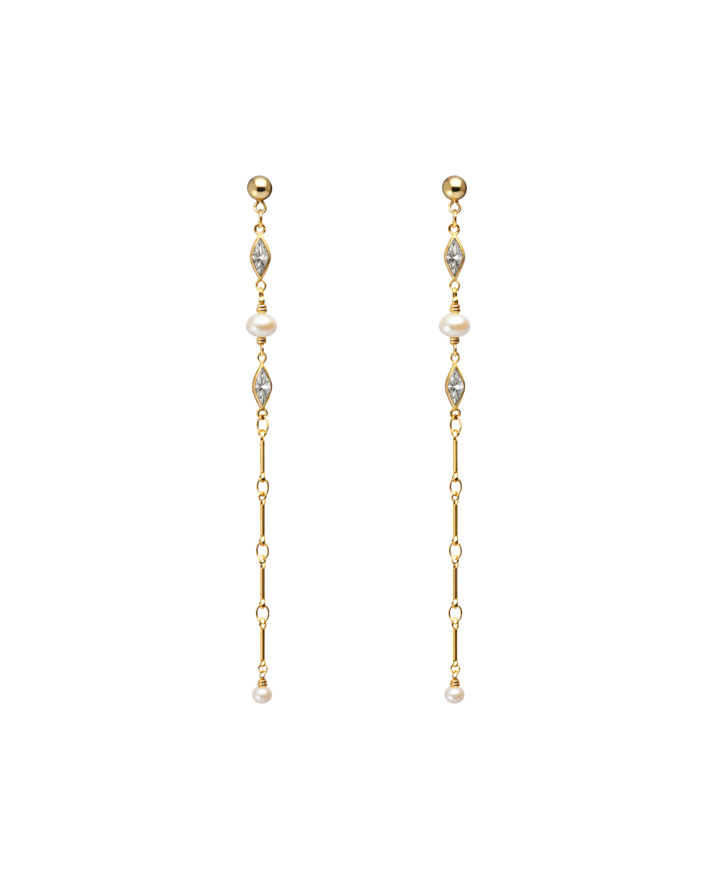 Pendientes largos marquesa