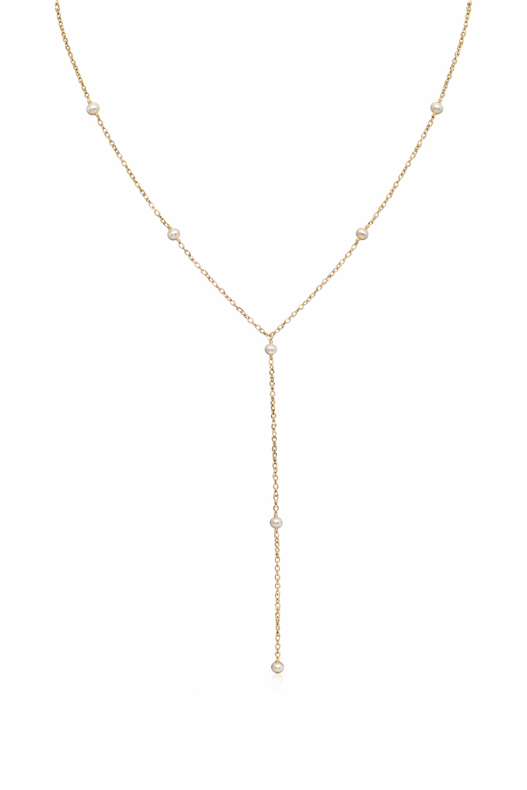 Petite Pearl Y-Necklace
