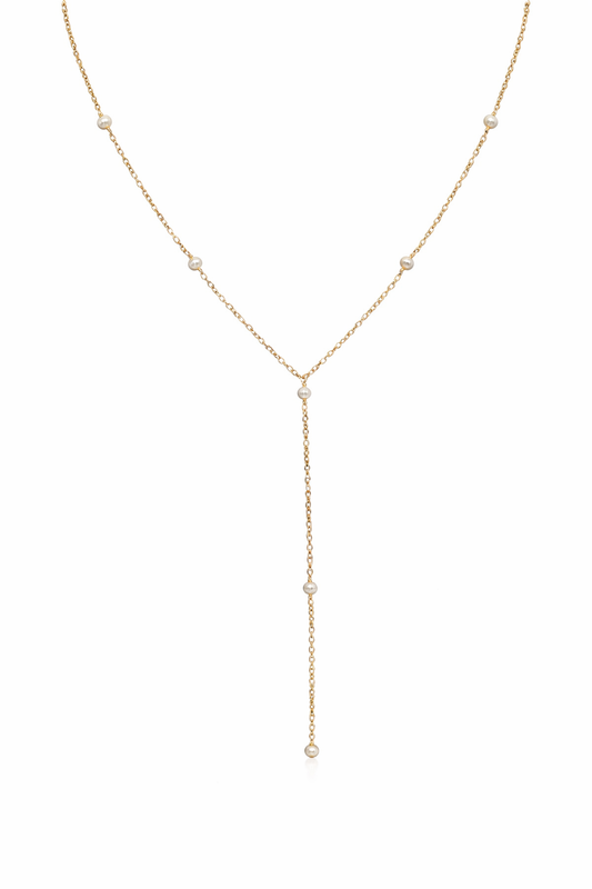 Petite Pearl Y-Necklace