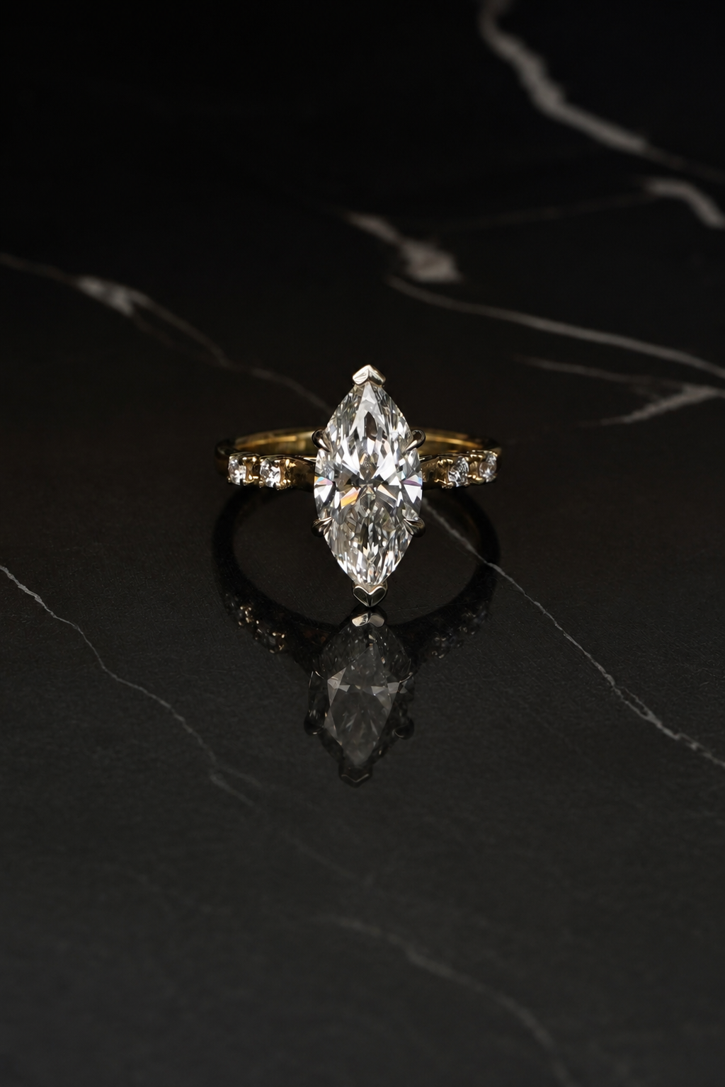 Original custom engagement ring design sketch by LaLa Line